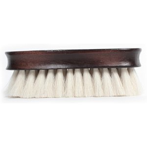 Tail Tamer by Professional's Choice Wood Goat Hair Face Horse Brush, Natural, Small