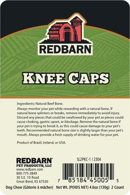 Show full view: Redbarn Naturals Knee Caps Dog Treats, 2 pack slide 4 of 9