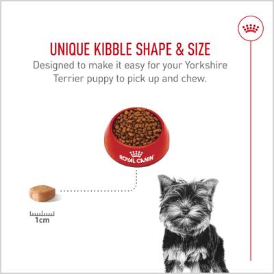 Show full view: Royal Canin Breed Health Nutrition Yorkshire Terrier Puppy Dry Dog Food, 2.5-lb bag slide 6 of 12