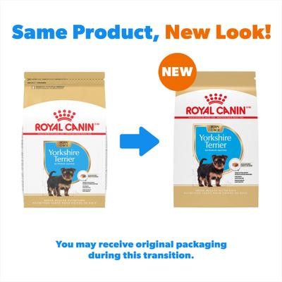 Show full view: Royal Canin Breed Health Nutrition Yorkshire Terrier Puppy Dry Dog Food, 2.5-lb bag slide 3 of 12
