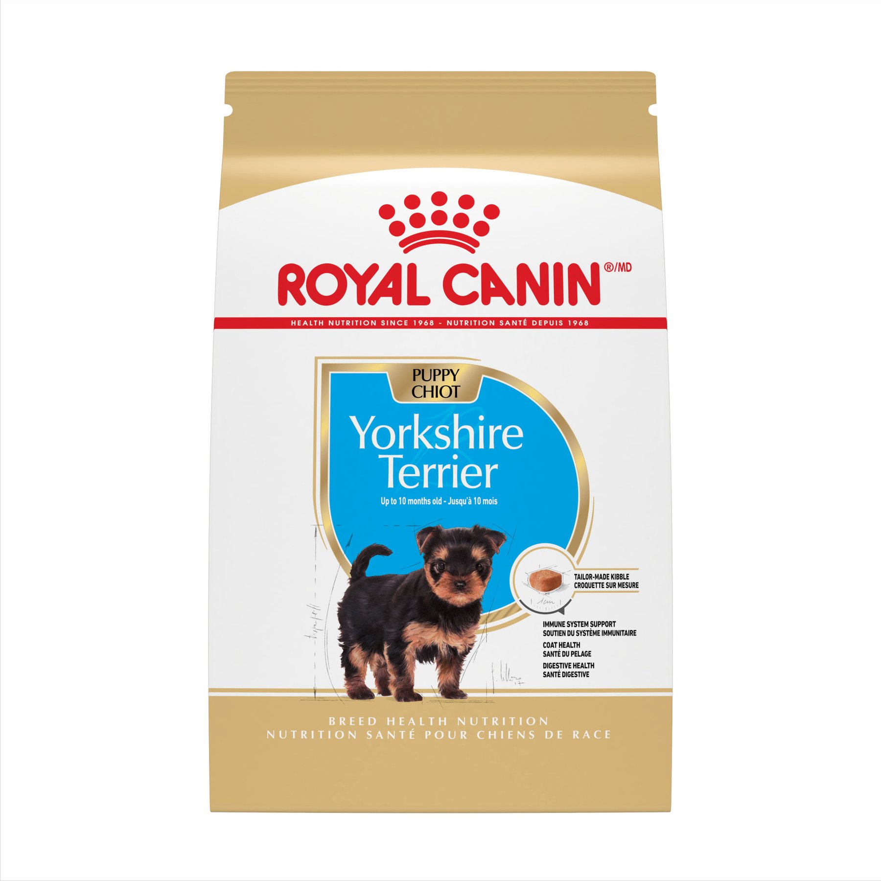 Royal Canin Breed Health Nutrition Yorkshire Terrier Puppy Dry Dog Food, 2.5-lb bag