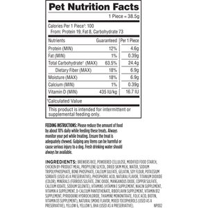 Milk-Bone Original Brushing Chews Large Chicken Flavor Daily Dental Dog Treats, 25 count