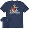 Show in main carousel: LIFE IS GOOD Christmas Men's I'm a Dog Person Grinch Short Sleeve Crusher Tee, Darkest Blue, XX-Large slide 1 of 3