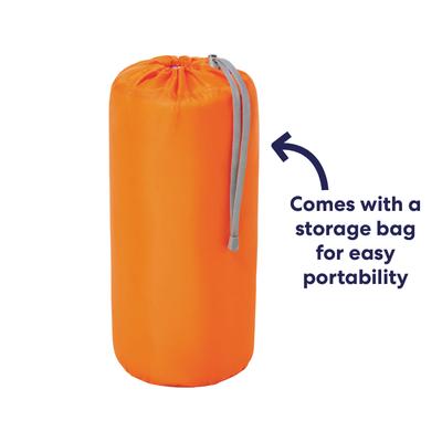 Show full view: Frisco Travel Pillow Dog Mat Bed with Reusable Storage Bag, Orange Tiger, Large slide 6 of 9