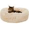 Show in main carousel: Frisco Long Faux Fur Donut Cat & Dog Bed, Sand, Small slide 4 of 11