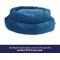 Show in main carousel: Frisco Velvet Round Bolster Dog Bed w/Removable Cover, Blue, X-Large slide 7 of 10