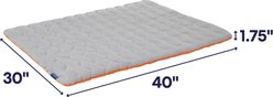 Frisco Travel Pillow Dog Mat Bed with Reusable Storage Bag, Orange Tiger, Large slide 2 of 8