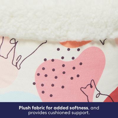 Show full view: Frisco Sherpa Self-Warming High-Walled Bolster Small Cat Bed, Calico Cat slide 3 of 8