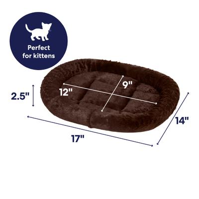 Frisco Self-Warming Bolster Kitten Bed