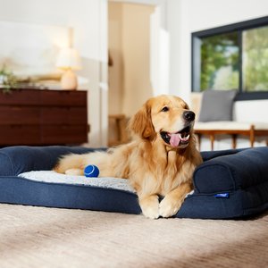 Frisco Faux Felt Orthopedic Sofa Dog Bed with Removable Cover, Gray, XX-Large