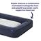Show in main carousel: Frisco Faux Felt Orthopedic Bolster Dog & Cat Bed with Removable Cover, Gray, Medium slide 6 of 11