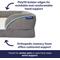 Show in main carousel: Frisco Plush Orthopedic Front Bolster Cat & Dog Bed w/Removable Cover, Gray, Small slide 5 of 10