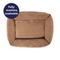 Show in main carousel: Frisco Velvet Quilted Bolster Cat & Dog Bed, Beige, Small slide 6 of 9