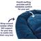 Show in main carousel: Frisco Velvet Round Bolster Dog Bed w/Removable Cover, Blue, X-Large slide 5 of 10