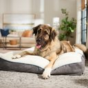 Frisco Orthopedic Pillow Cat & Dog Bed with Removable Cover, Gray, XXX-Large