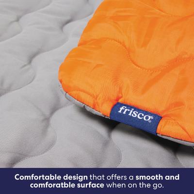 Show full view: Frisco Travel Pillow Dog Mat Bed with Reusable Storage Bag, Orange Tiger, Large slide 4 of 9
