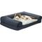 Show in main carousel: Frisco Faux Felt Orthopedic Sofa Dog & Cat Bed with Removable Cover, Gray, Medium slide 3 of 9