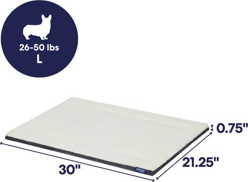 Show full view: Frisco Self-Warming Reversible Cat & Dog Mat, Gray, 30" slide 2 of 9