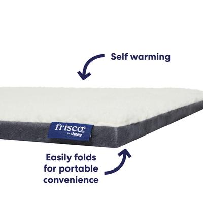 Show full view: Frisco Self-Warming Reversible Cat & Dog Mat, Gray, 24" slide 5 of 10