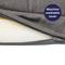 Show in main carousel: Frisco Plush Orthopedic Front Bolster Cat & Dog Bed w/Removable Cover, Gray, Small slide 6 of 10