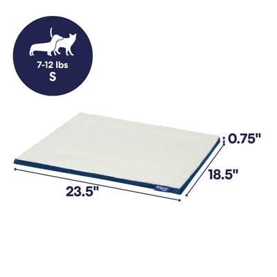Show full view: Frisco Self-Warming Reversible Cat & Dog Mat, Blue, 24" slide 2 of 10