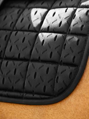 Show full view: LeMieux 3D Mesh Self-Cool Eurojump Square Horse Saddle Pad, Black, Small/Medium slide 2 of 5