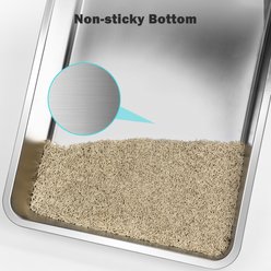 Invenho High Sided Cat Litter Box, XXX-Large, Dark Gray slide 2 of 8