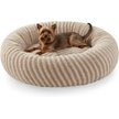 Show in main carousel: Invenho Dog & Cat Bed with Washable Removable Cover, Beige, 23 x 23 x 8-in slide 1 of 6