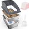 Show in main carousel: Invenho Stainless Steel Non Clumping High Sided Cat Litter Box with Lid, XX-Large: 22.85-in, Dark Gray slide 2 of 9