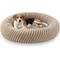 Show in main carousel: Invenho Dog & Cat Bed with Washable Removable Cover, Beige, 30 x 30 x 8-in slide 1 of 8