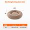 Show in main carousel: Invenho Dog & Cat Bed with Washable Removable Cover, Beige, 23 x 23 x 8-in slide 6 of 7