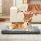 Show in main carousel: JOEJOY Teddy Rabbit Fur Strips Anti-Slip Bottom Dog & Cat Bed pad with Removable Cover, Grey, 23 × 18 × 3-in slide 6 of 11