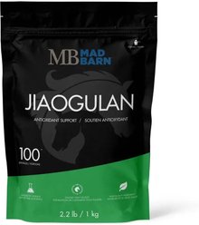 Mad Barn Jiaogulan Supports Circulation & Hoof Health Horse Powder Supplement, 2.2-lb bag