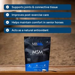 Mad Barn MSM Joint Health & Senior Support Horse Powder Supplement, 2.2-lb bag slide 2 of 3