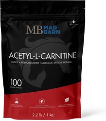 Mad Barn Acteyl-L-Carnitine Performance & Energy Metabolism Horse Powder Supplement, 2.2-lb bag