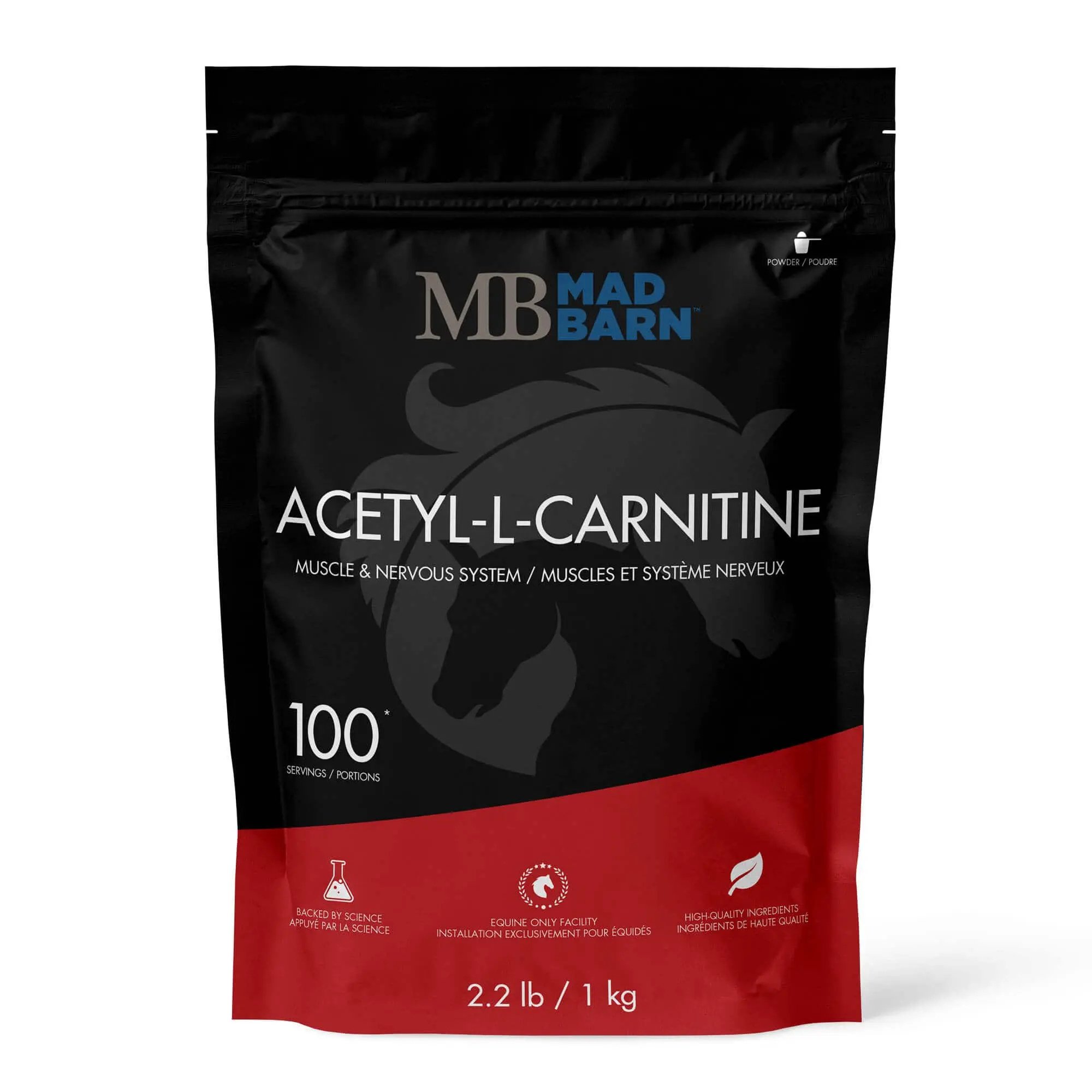 Product Reviews for MAD BARN Acteyl-L-Carnitine Performance & Energy  Metabolism Horse Powder Supplement