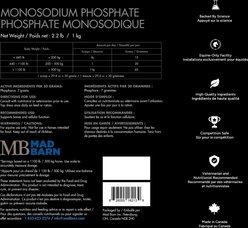 Mad Barn Monosodium Phosphate Source of Phosphorus for Bone Health Horse Powder Supplement, 2.2-lb bag slide 2 of 3