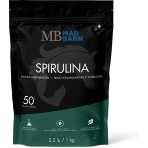 Mad Barn Spirulina Immune & Respiratory Support Horse Powder Supplement, 2.2-lb bag