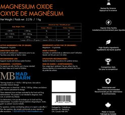 Mad Barn Magnesium Oxide Muscle Relaxation & Nerves Horse Powder Supplement, 11-lb bucket slide 2 of 3