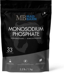 Mad Barn Monosodium Phosphate Source of Phosphorus for Bone Health Horse Powder Supplement, 2.2-lb bag