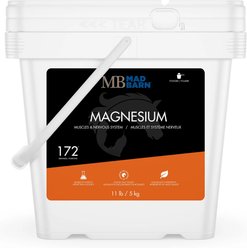 Mad Barn Magnesium Oxide Muscle Relaxation & Nerves Horse Powder Supplement, 11-lb bucket