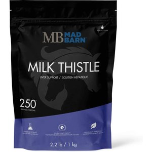 Mad Barn Milk Thistle Liver & Metabolic Support Horse Powder Supplement, 2.2-lb bag