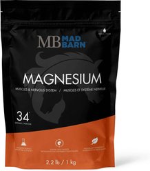 Mad Barn Magnesium Oxide Muscle Relaxation & Nerves Horse Powder Supplement, 2.2-lb bag