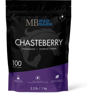 Mad Barn Chasteberry Hormone Health & Mood Balance Horse Powder Supplement, 2.2-lb bag