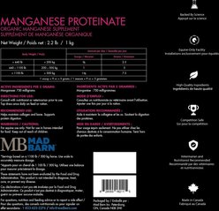 Mad Barn Manganese Proteinate Organic Trace Mineral Horse Powder Supplement, 2.2-lb bag slide 2 of 2