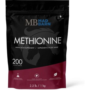 Mad Barn DL-Methionine Pure Amino Acid Horse Powder Supplement, 2.2-lb bag