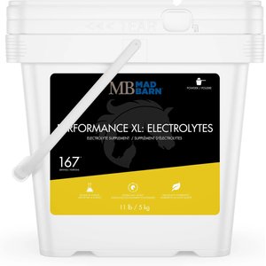 Mad Barn Performance XL Electrolytes Hydration & Exercise Recovery Horse Powdered Supplement, 2.2-lb bucket
