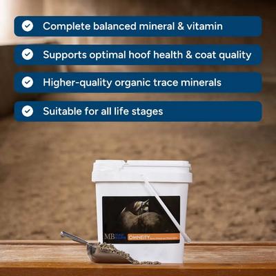 Show full view: Mad Barn Omneity Pellets Vitamin & Mineral Horse Supplement, 44-lb bag slide 5 of 7