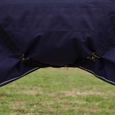 Show full view: WeatherBeeta ComFiTec Prelim Combo Neck 0G Horse Turnout, Navy Embossed Plaid, 81-in slide 6 of 9