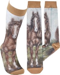 Primitives By Kathy Horse Socks, Multicolor slide 2 of 4